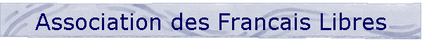 Association des Francais Libres
