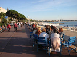 Sheltering from the November sunshine