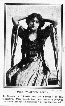 The actress Winifred Beech