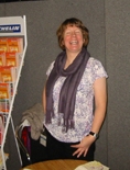 Julia Stagg signing books at the France 2012 Show